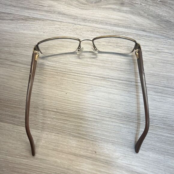 GUCCI GG2878 MI2 Italy Mocha Brown Half Rimless Eyeglasses Frame 52-17-135 - Picture 5 of 13